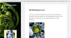 Desktop Screenshot of brokkolisprossen.de
