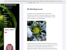 Tablet Screenshot of brokkolisprossen.de
